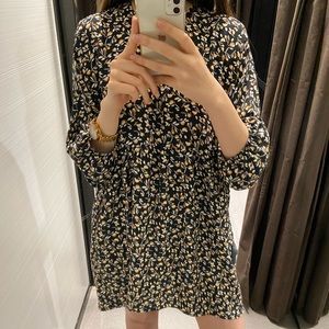 Zara Floral Print Mini Dress with Pockets
